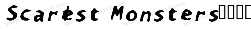Scariest Monsters字体转换